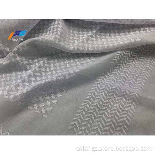 Crinkle Cotton Muslim bestickte Netzschals Hijab Schal